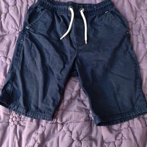 Navy blue short jeans
